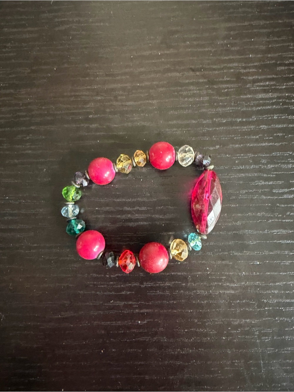 Colorful Beaded Stretch Bracelet